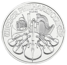 2021 1oz Oostenrijkse Philharmonic Zilveren Munt