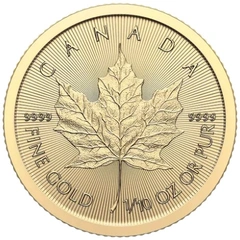 2024 1/10 troy ounce gouden Maple Leaf munt