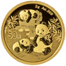 2025 3g Gouden Chinese Panda Munt