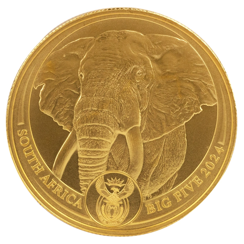 2024 Elephant Gouden Munt Big Five serie 1oz