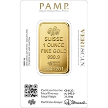 1 troy ounce goudbaar - PAMP Suisse