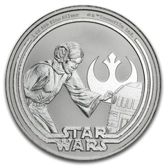Zilveren Star Wars munten