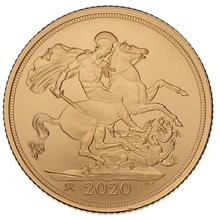 Gouden Sovereign - Briljant ongecirculeerd 2020 (box)