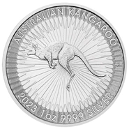 2023 1 Ons Zilveren Australian Kangaroo Munt