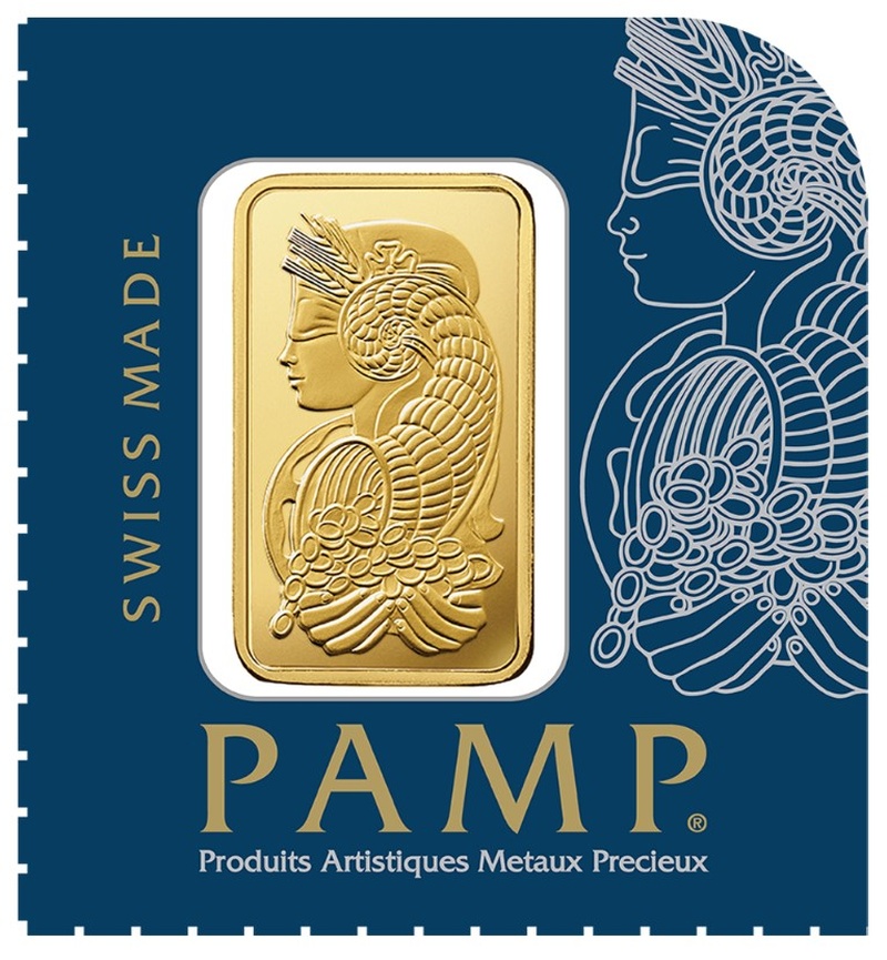 1 gram goudbaar - PAMP Suisse Multicard