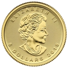 1/10 troy ounce gouden Maple Leaf munt - 2019