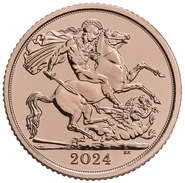 1/2 gouden Sovereign munt - 2024
