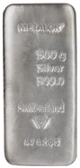 Metalor 500g Zilverbaar