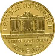 2009 1oz Austrian Gold Philharmonic Coin