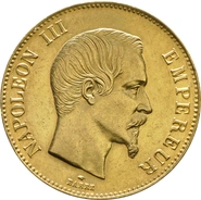100 French Francs - Bare Head