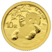 1 gram gouden Panda munt - 2020