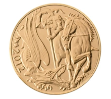 2012 Gouden Sovereign Diamond Jubilee Munt