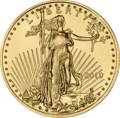 2018 1/4 troy ounce gouden American Eagle munt