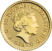 Gouden Britannia Munt 1/10e oz