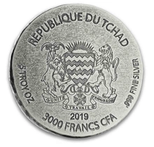 2019 Sphinx of Hatshepsut 5oz Zilveren Munt