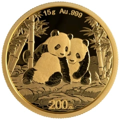 2026 15 gram gouden Panda munt
