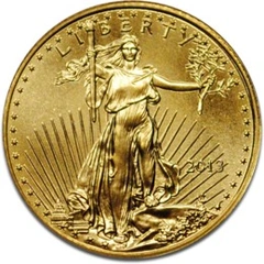 2013 1/10 troy ounce gouden American Eagle munt
