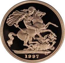 1997 Gold Proof Sovereign Three Coin Set