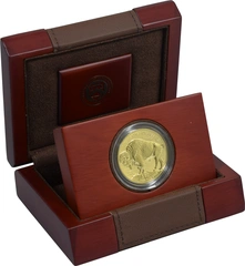 2013 Proof 1 troy ounce gouden American Buffalo munt Reverse Proof in doos
