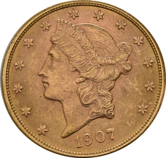 gouden American Double Eagle (20 Dollar) munt Liberty Head