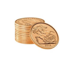 1/2 gouden Sovereign munt - 2019