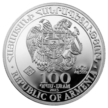 2023 Armenian Noah's Ark 1/4 Ons Zilveren Munt