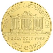 1 troy ounce gouden Philharmoniker munt - 2019