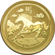 2014 Perth Mint 1oz Year of the Horse Gold Coin