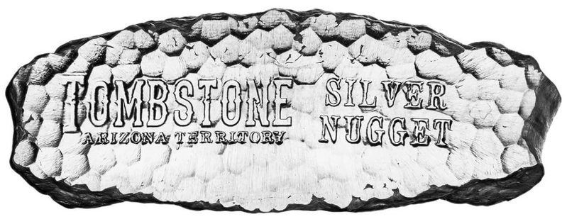 10oz Zilveren Bar Scottsdale Tombstone Klompje