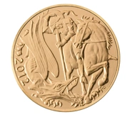 2012 Gouden Sovereign Diamond Jubilee Munt