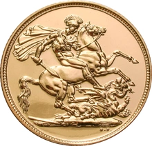 Sovereign - Elizabeth II, Fourth Head Gouden Munt