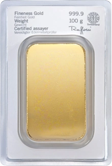 100 gram goudbaar - Heraeus