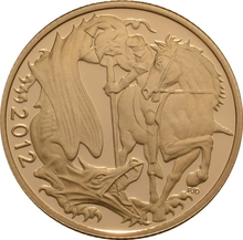 2012 Gold Sovereign - Elizabeth II Fourth head - Proof No box