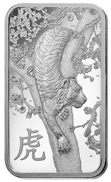 2022 PAMP 10 Gram Year of the Tiger Zilverbaar