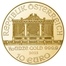 2023 1/10 Ons Oostenrijkse Gouden Philharmonic Munt