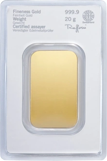 20 gram goudbaar - Heraeus