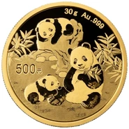 2025 30g Gouden Chinese Panda Munt