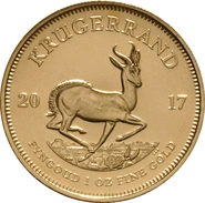 Zuid-Afrikaanse Krugerrand munten