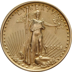 2005 1/4 troy ounce gouden American Eagle munt