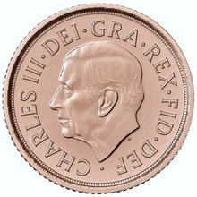 1/2 gouden Sovereign munt - 2024