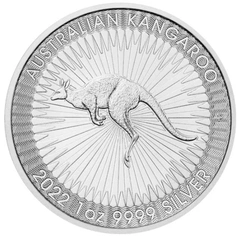 2022 1 troy ounce zilveren Kangaroo munt