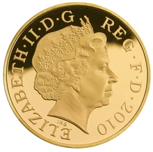 2010 - £5 Gold Proof Coin, Restoration of the Monarchy