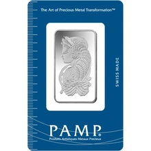 1/2 troy ounce zilverbaar- PAMP Suisse