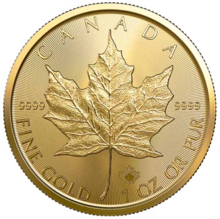 2023 1 Ons Canadian Maple Gouden Munt