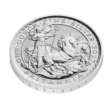 1997 - 2017 1oz Zilveren Britannia 20ste Verjaardag Chariot Design Munt