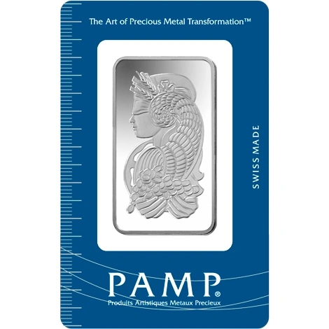 50 gram zilverbaar - PAMP Suisse
