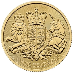 2026 1 troy ounce gouden Royal Arms munt