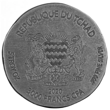 2020 Chariot of War 5 Ounce Zilveren Munt