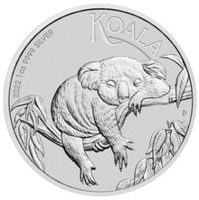 2022 1Ons Zilver Australische Koala Munt