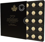 2024 MapleGram 25 x 1g Gouden Munten